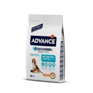 ADVANCE - Mother Dog & Initial (3 kg) - Pienso seco para Perros Cachorros de todos los tamaños y Madres gestantes y Lactantes (Pollo)
