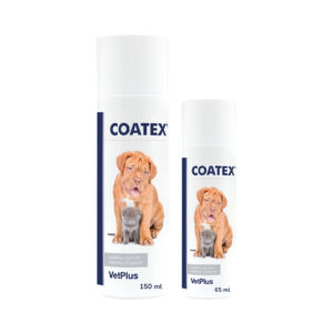 VETPLUS Coatex (Bomba) - Suplemento Nutricional para Piel y Pelaje - Ácidos Grasos Esenciales para Perros y Gatos