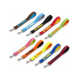NAYECO X-TRM Manopla Neón Flash (50x3,8 cm) - Correa Corta para Perros con Asa Acolchada (10 Colores Disponibles)