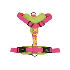 NAYECO - Arnés X-TRM Cronos Neón Flash para Perro (Fucsia)