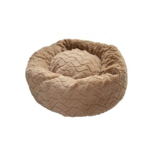 ARPPE - Cojín Redondo Totalfur (Beige) para Perros y Gatos