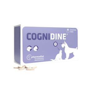 PHARMADIET - Cognidine (60 comprimidos) - Combinación de nutrientes de ayuda al sistema cognitivo en Perros y Gatos