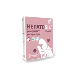 PHARMADIET - Hepatosil Plus Razas Medianas y Grandes (30 Comprimidos) - Complemento Nutricional para Perros de más de 10 kg - Salud Hepática