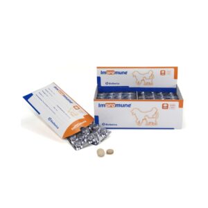 BIOIBERICA Impromune Comprimidos - Suplemento Inmunomodulador Patentado con Nucleoforce y Immunactive (AHCC) para Perros y Gatos | Apoyo al Sistema Inmune (20 / 40 / 200 comprimidos)