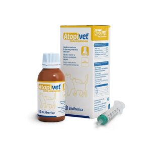 BIOIBERICA - Atopivet Suspensión Oral (120 ml) - Ayuda a Mantener la Barrera Protectora de la Piel en Perros y Gatos