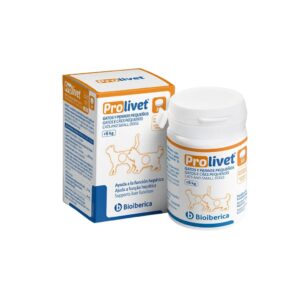 BIOIBERICA - Prolivet (30 Comprimidos) - Alimento complementario para ayudar a mantener la Función Hepática en Gatos y Perros Pequeños (Menos de 6 kg)