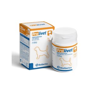 BIOIBERICA - Prolivet (30 Comprimidos) - Alimento complementario para ayudar a mantener la Función Hepática en Perros Medianos (7-15 kg)
