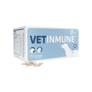 PHARMADIET - Vetinmune (120 comprimidos) - Ayuda al funcionamiento normal del sistema inmunitario en Perros y Gatos