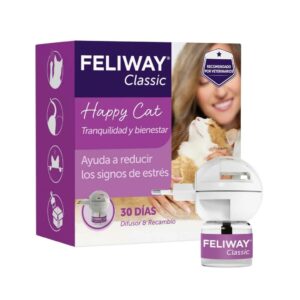 FELIWAY - Classic (Difusor + Recambio) - Ayuda a tranquilizar a tu Gato