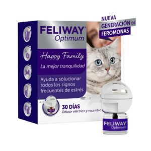 FELIWAY - Optimum (Difusor + Recambio) - Ayuda a tranquilizar a tu Gato