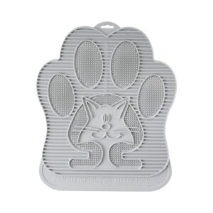 OMEGA PAW - Alfombrilla (40 cm) para Limpieza de Patas en Gatos al Salir del Arenero