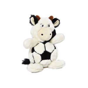 WUAPU - Peluche Vaca Rex (30 cm) para Perros con sonido al morder