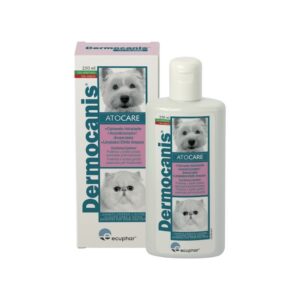 ECUPHAR - Dermocanis Atocare (250 ml) - Champú Calmante, Hidratante, Acondicionador y Limpiador para Perros y Gatos