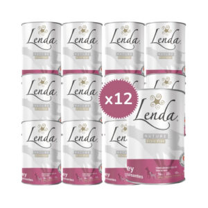 LENDA - Nature Grain Free (12x400 gr) - Comida Húmeda de Buey con Guisantes para Perros Jóvenes y Adultos de Todas las Razas