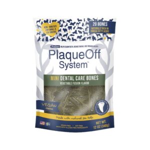 SWEDENCARE - ProDen PlaqueOff (13 Huesos) - Mini Dental Care Bones - Huesos Masticables Dentales para Perros de Raza Pequeña (Sabor Vegetariano)