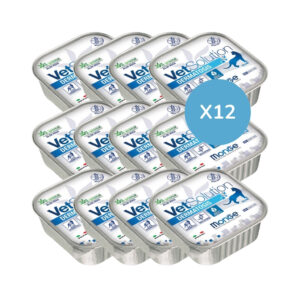 MONGE - VetSolution - Dermatosis (12x100 gr) - Paté para gato delicioso indicado para pieles delicadas
