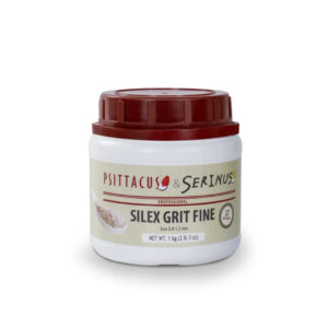 PSITTACUS & SERINUS - Silex Grit Fine (1 kg) - Alimento Complementario en Arena calibrada de Sílex de Granulometría Fina