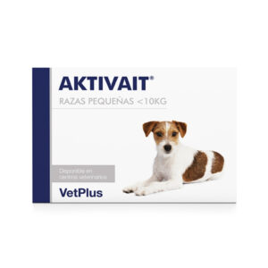 VETPLUS Aktivait Razas Pequeñas (60 comprimidos) - Suplemento para el Bienestar Cognitivo en Perros <10 kg