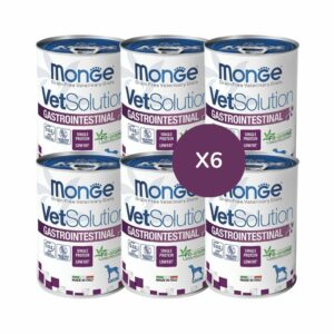 MONGE - VetSolution - Gastrointestinal (6x400 gr) - Para Perros Adultos Monoproteico