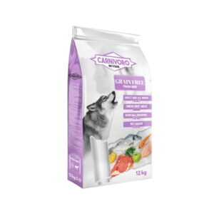 CARNIVORO - Grain Free - Pienso seco (12 kg) sin cereales para Perros Adultos de todas las Razas (Ternera)