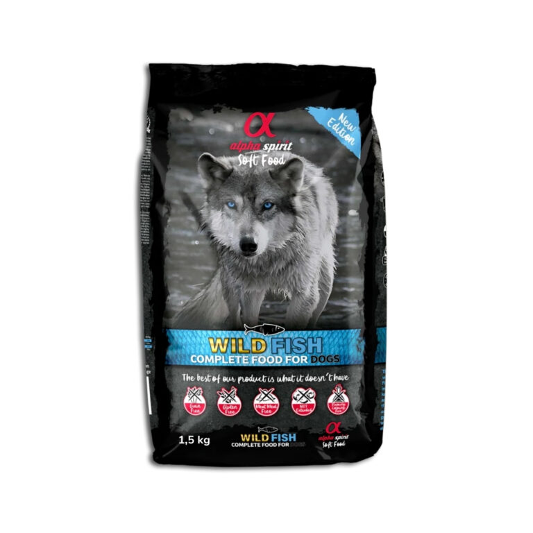 ALPHA SPIRIT - Wild Fish - Pienso SemiHumedo para Perros Adultos de Todas las Razas