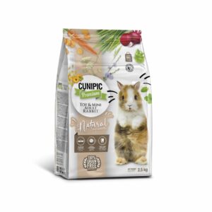 CUNIPIC - Premium Line (2,5 kg) - Alimento Completo para Conejo Adulto Super Toy, Mini y Toy (A partir de los 6 Meses de edad)