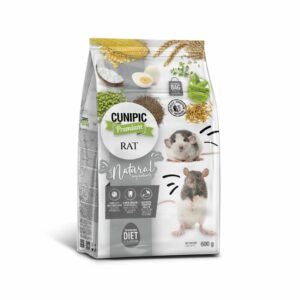 CUNIPIC - Premium Line - Pienso (600 gr) para Ratas (Apto para Todo Tipo de Ratas)