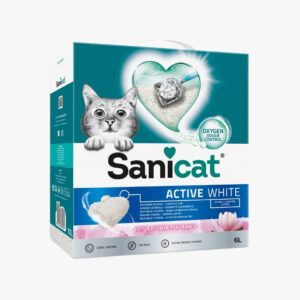 SANICAT - Active White Flor de Loto - Arena aglomerante para Gatos (2 Tamaños)