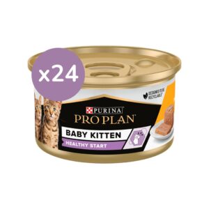 PRO PLAN (24x85 gr) - Lata Mousse Baby Kitten Rico en Pollo (Gatitos)