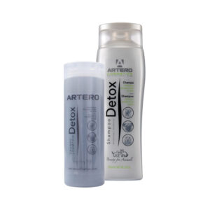 ARTERO - Detox - Champú para Perros y Gatos Carbón Activo Reparador y Antipolución
