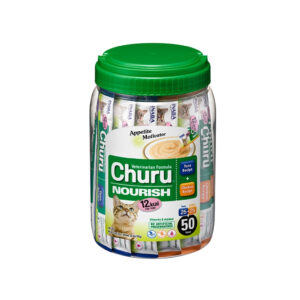 CHURU - Vet Nourish - Tarro de Variedad de Pollo y Atún (50 Tubos)