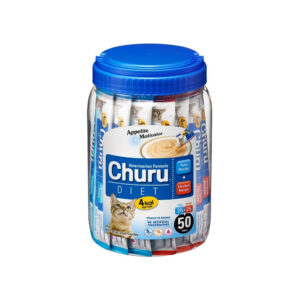 CHURU - Vet Diet - Tarro de Variedad de Pollo y Atún (50 Tubos)