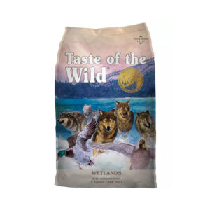TASTE OF THE WILD - Dog Wetlands (12,2 kg) - Alimento seco para Perros Adultos de todas las Razas con Pato Asado