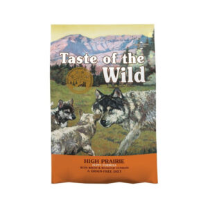 TASTE OF THE WILD - Dog Puppy High Prairie (12,2 kg) - Alimento seco para Perros Cachorros con Carne de Bisonte y Cordero Asado