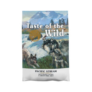 TASTE OF THE WILD - Dog Puppy Pacific Stream (12,2 kg) - Alimento seco para Perros Cachorros con Salmón Ahumado