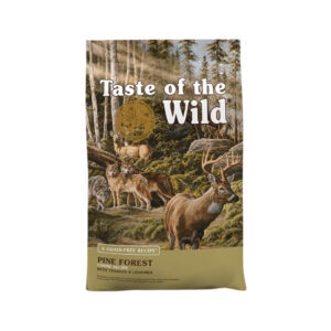 TASTE OF THE WILD - Dog Pine Forest (12,2 kg) - Alimento seco para Perros Adultos de Todas las Razas con Carne de Venado y Legumbres