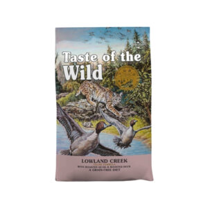 TASTE OF THE WILD - Cat Lowland Creek (6,6 kg) - Alimento seco para Gatos de Todas las Edades con Pato y Codorniz Asada