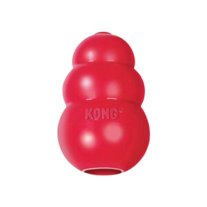 KONG - Classic - Juguete para Perros Rellenable y Resistente de Caucho (Rojo) (6 Tallas)