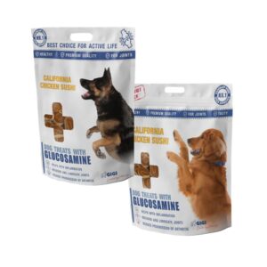 GIGI - California Chicken Sushi - Snacks para Perros que Ayudan a las Articulaciones (Pollo)