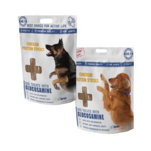 GIGI - Chicken Protein Sticks - Snacks en Sticks para Perros que Ayudan a las Articulaciones (Pollo)