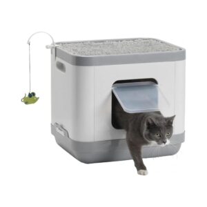 MODERNA - Arenero Todoterreno 3 en 1 (39,5x47,5x43 cm) Para Gatos