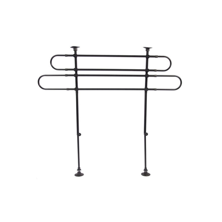 DUVO - Celosía Divisora Angulada Para Coches 2 Barras