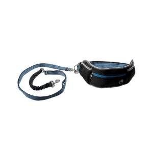 DUVO - Cinturón deportivo con correa Canicross Sport Belt + Line (Belt 80-140 cm // Line 150-250 cm)