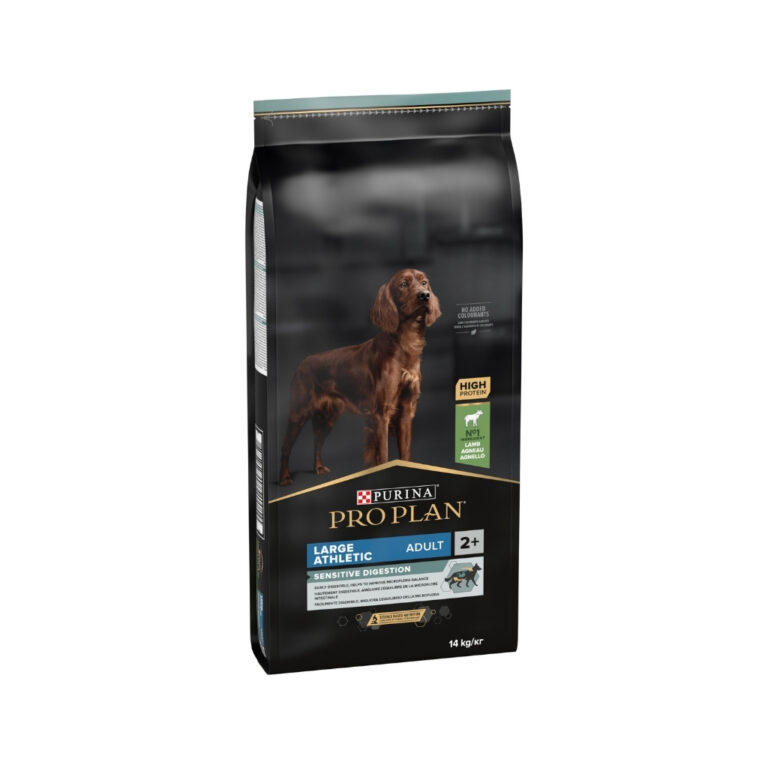 PRO PLAN - Large Athletic Sensitive Digestion (14 kg) - Para Perros Adultos de Raza Grande y Atlética con Digestiones sensibles (Cordero)