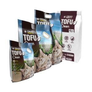 CROCI - Tofu Clean Litter - Arena Vegetal a Base de Soja (4 Tamaños)