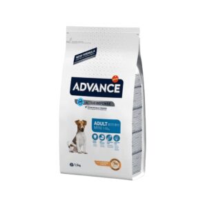 ADVANCE - Adult Mini - Pienso seco para Perros Adultos (8 Meses-8 Años) de Raza Mini & Pequeña (Pollo y Arroz)