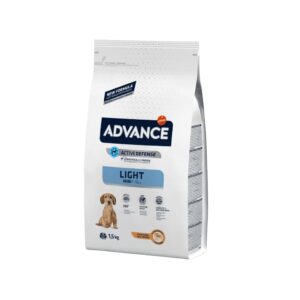 ADVANCE - Light Mini - Pienso seco para Perros Adultos (8 Meses-8 Años) de Raza Mini/Pequeña con sobrepeso y tendencia a la obesidad (Pollo y Arroz)
