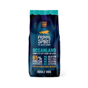 PRIMAL - Oceanland 65% - Alimento Completo en Pienso Seco para Perros Adultos de Todas las Razas (Pescado y Pollo)