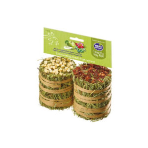 HOMEFRIENDS - Timothy (2x200 gr) - Heno Hay Roll Manzana y Escaramujo para Conejos y Roedores