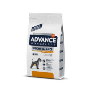 ADVANCE - Veterinary Diets Weight Balance Medium & Maxi - Dieta para el Sobrepeso en Perros Adultos de Raza Mediana y Grande (Mas de 10 kg)